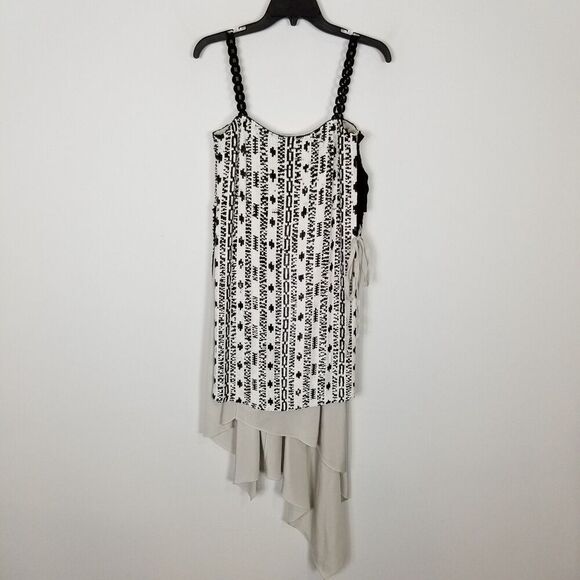 3.1 Phillip Lim Bohemian Sequin Dress Sz 2 White Copper Party Event Designer - Picture 2 of 13